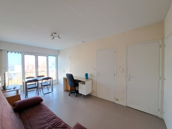 Appartement Studio T1 meublé avec parking privé + chauffage